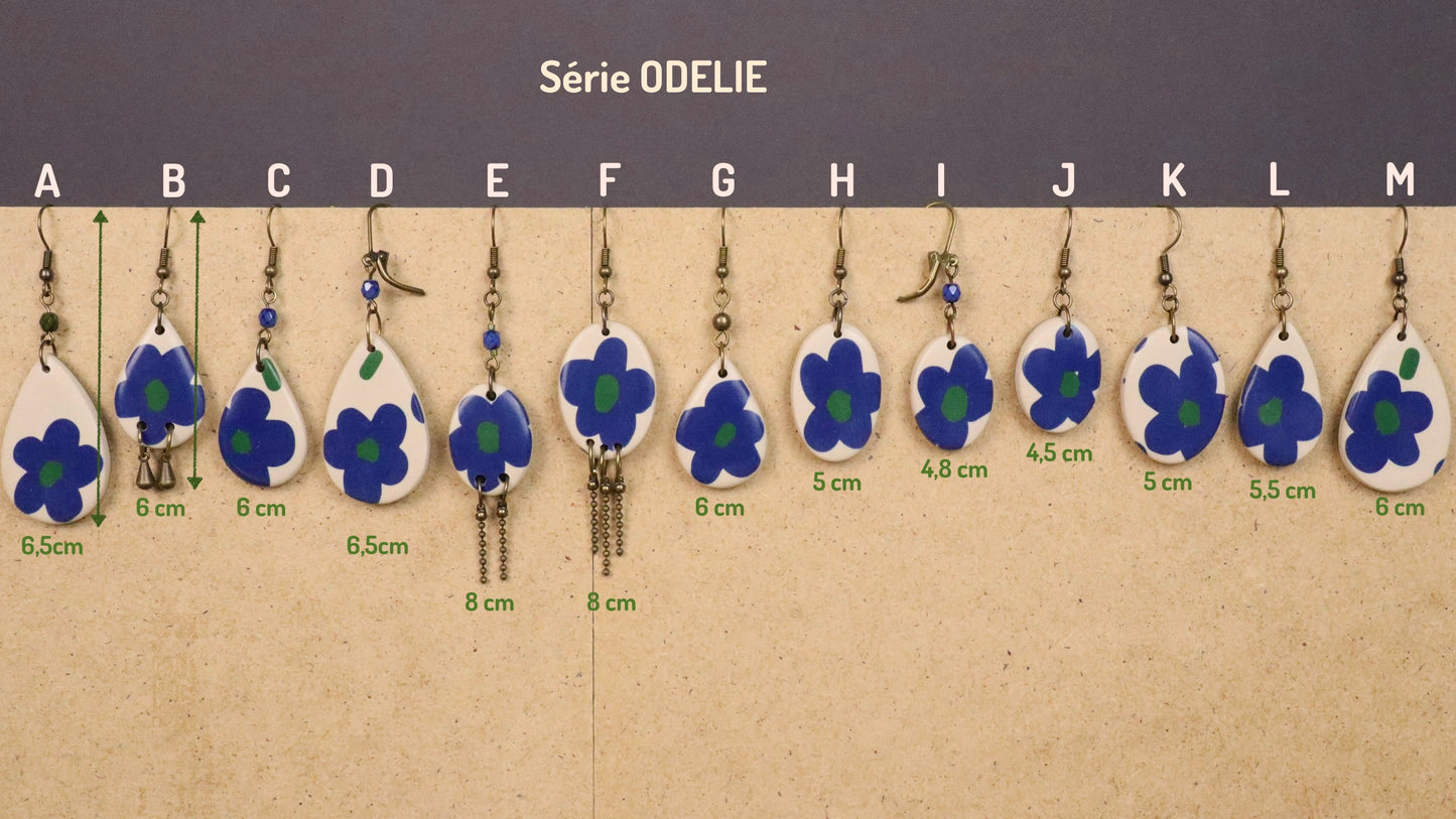 Boucles d'oreilles ODELIE - D