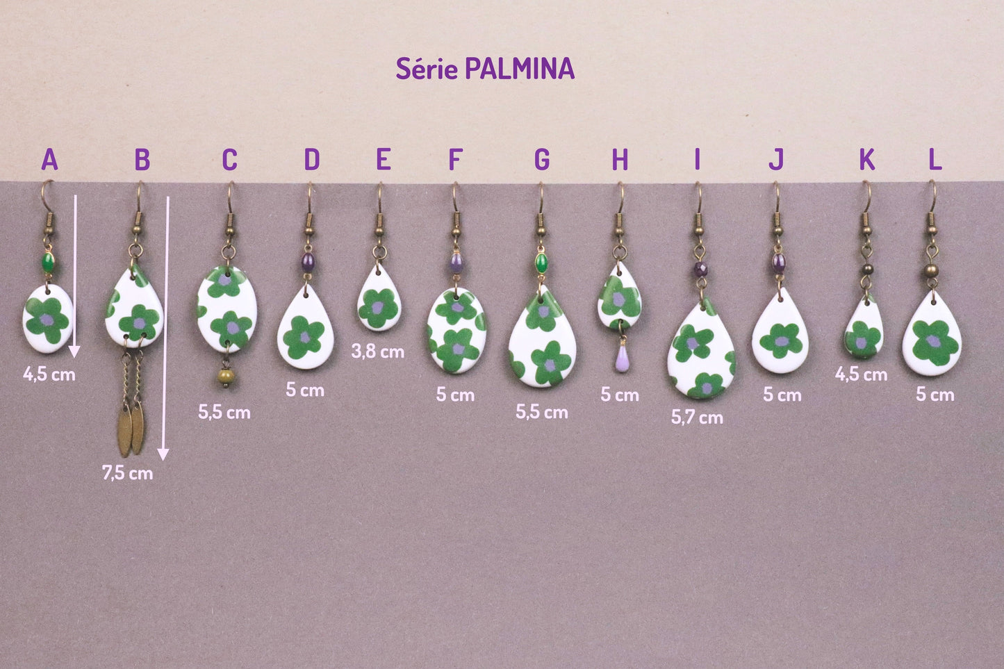 Boucles d'oreilles PALMINA - H