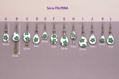 Boucles d'oreilles PALMINA - C