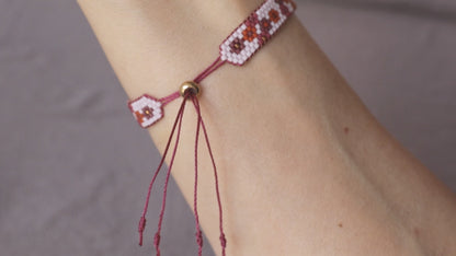 Bracelet tissé RUBY